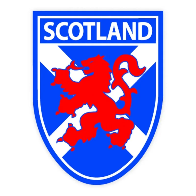 scotland lion rampant saltire vinyl decal