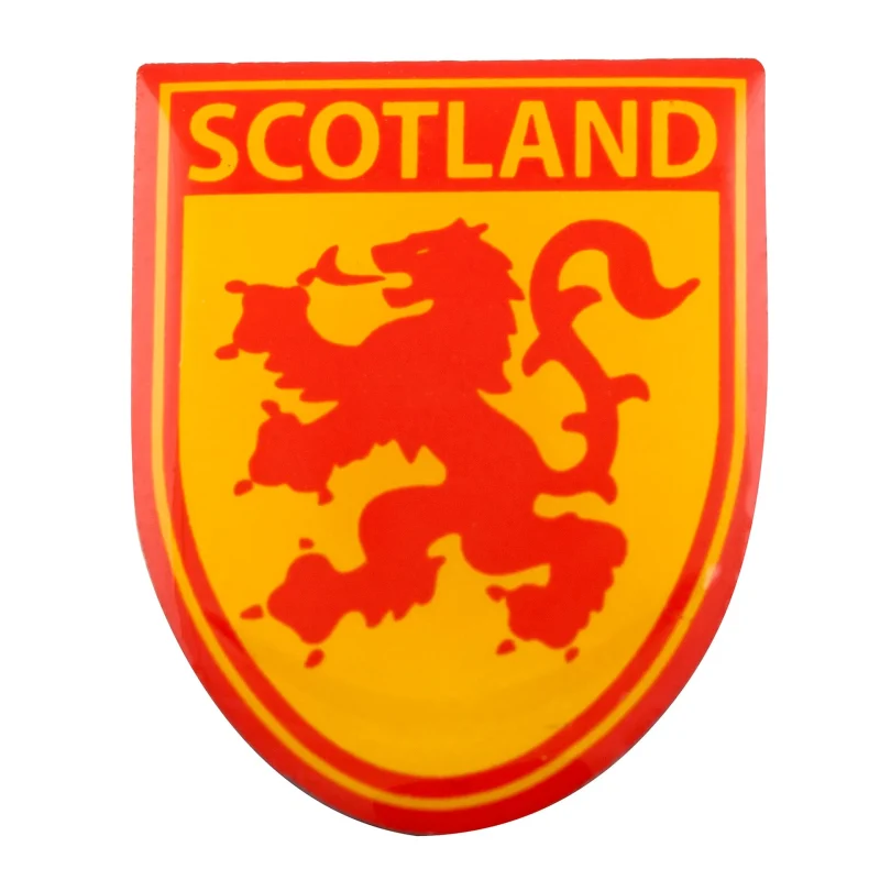 scotland lion rampant shield pin