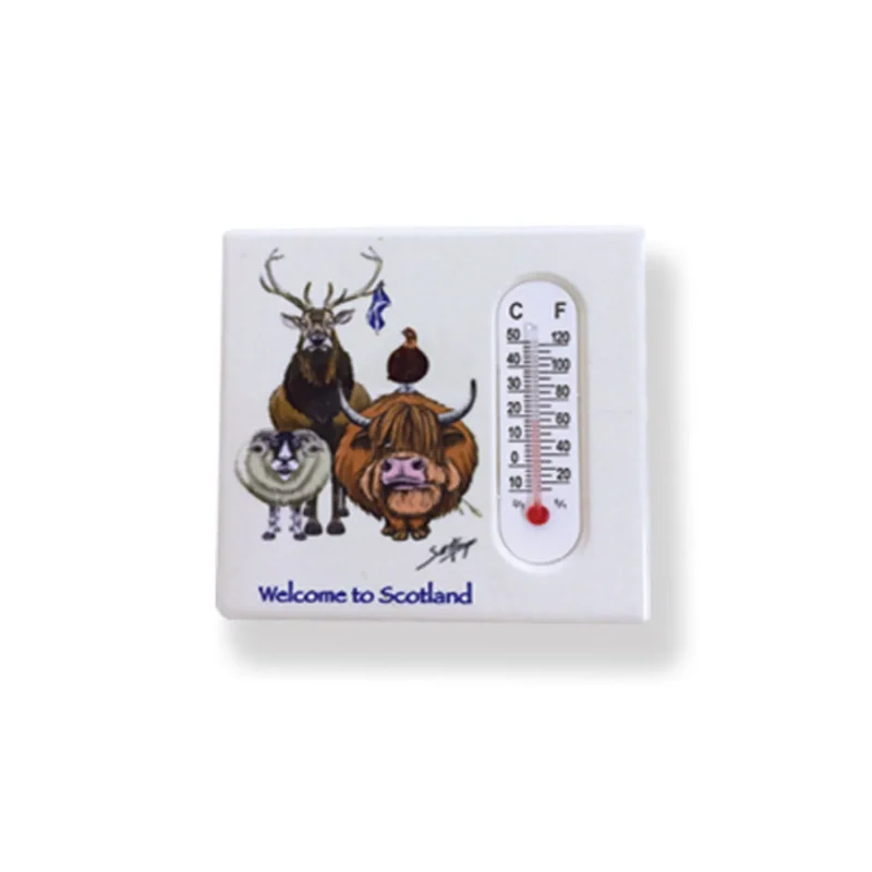 scotland magnet thermometer explore the highlands