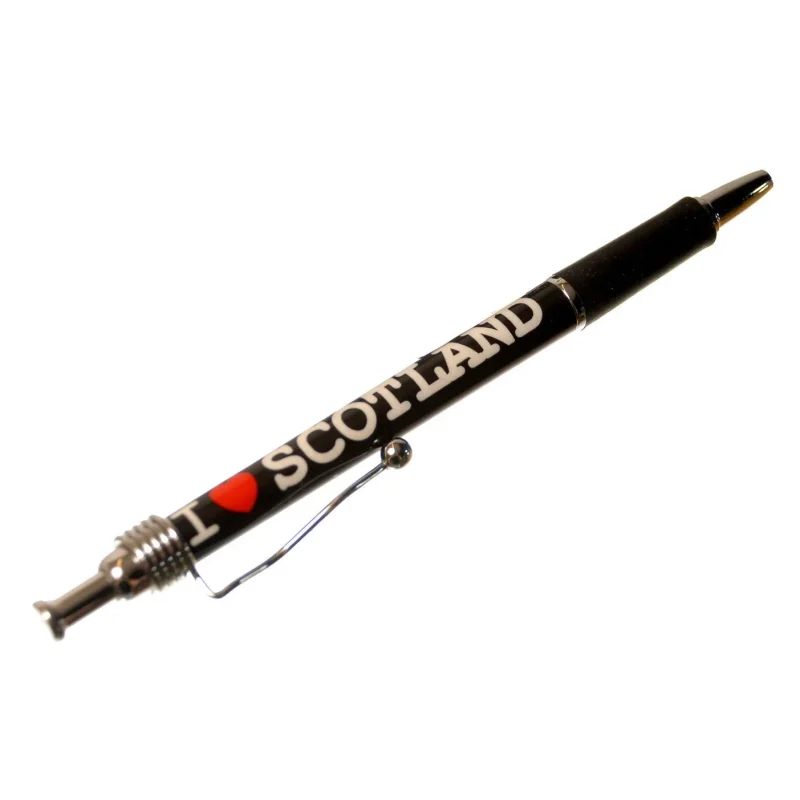 scotland metal pen i heart