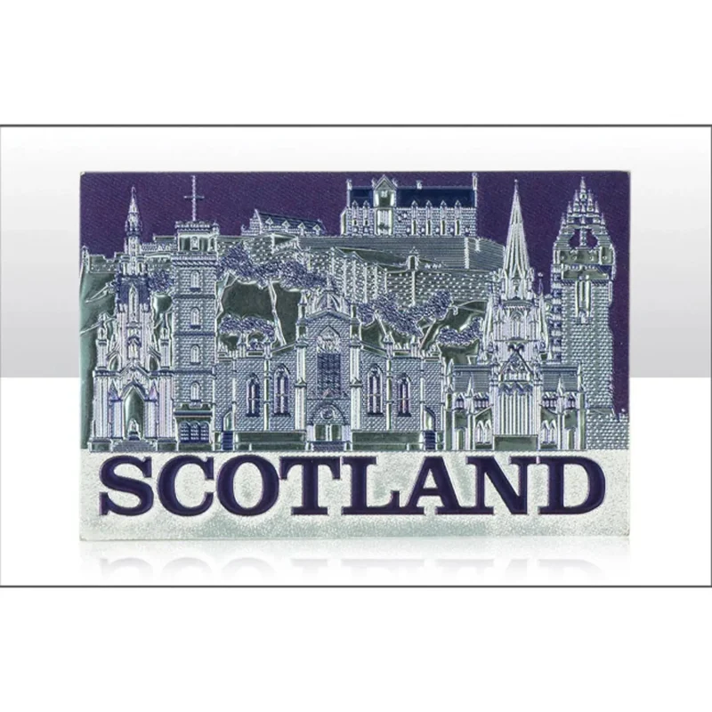 scotland montage foil magnet