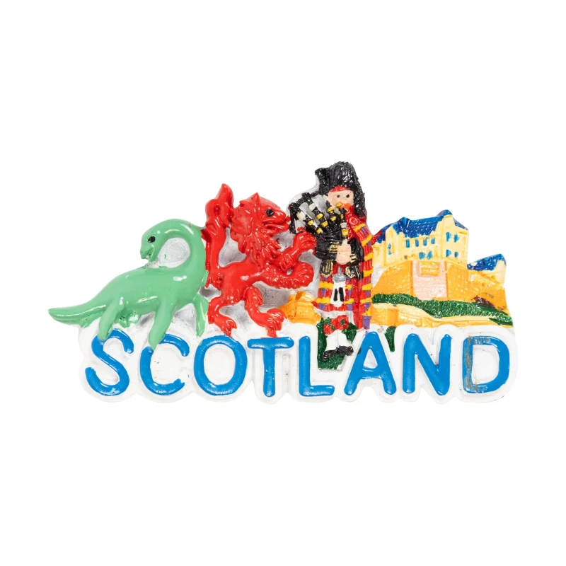 scotland multi design resin magnets