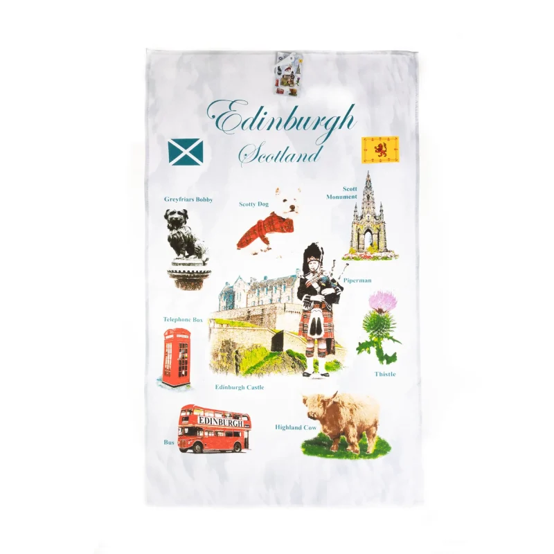 scotland multi tea towel set