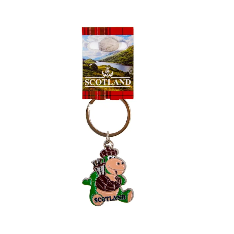 scotland nessie metal keyring