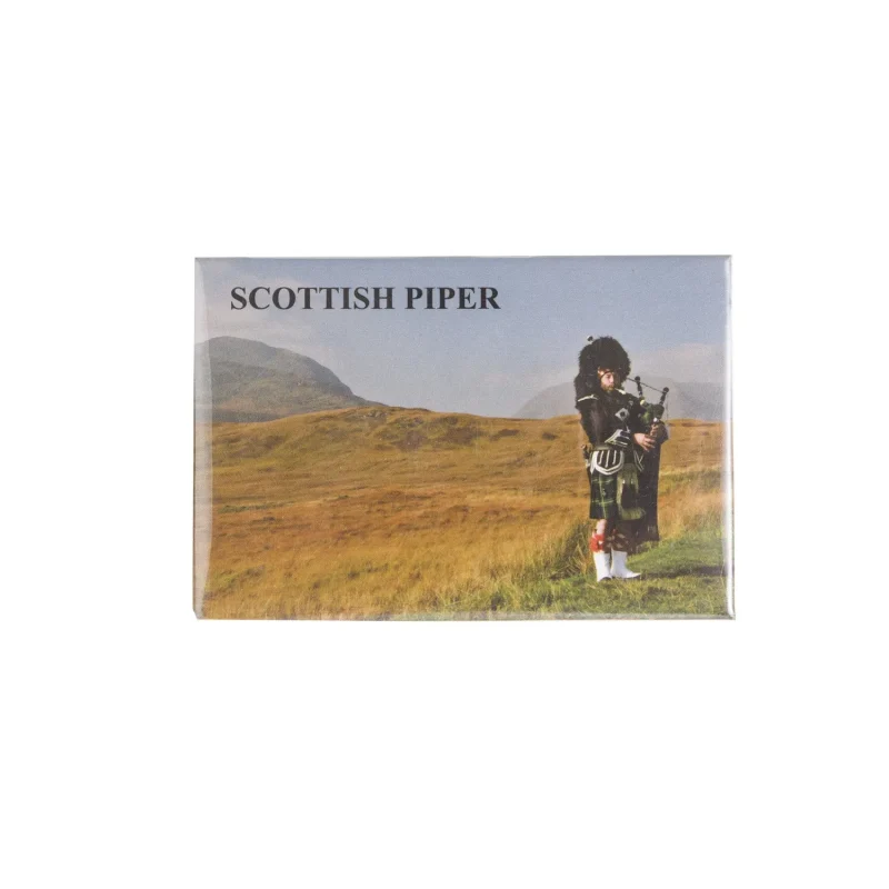 scotland piperman photo magnet