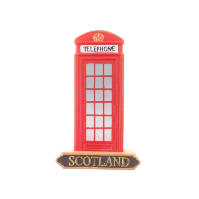 scotland red telephone box replica