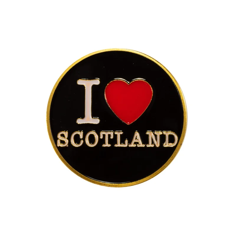 scotland souvenir coin i heart scotland 2015