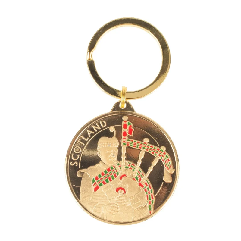 scotland souvenir keyring the piper