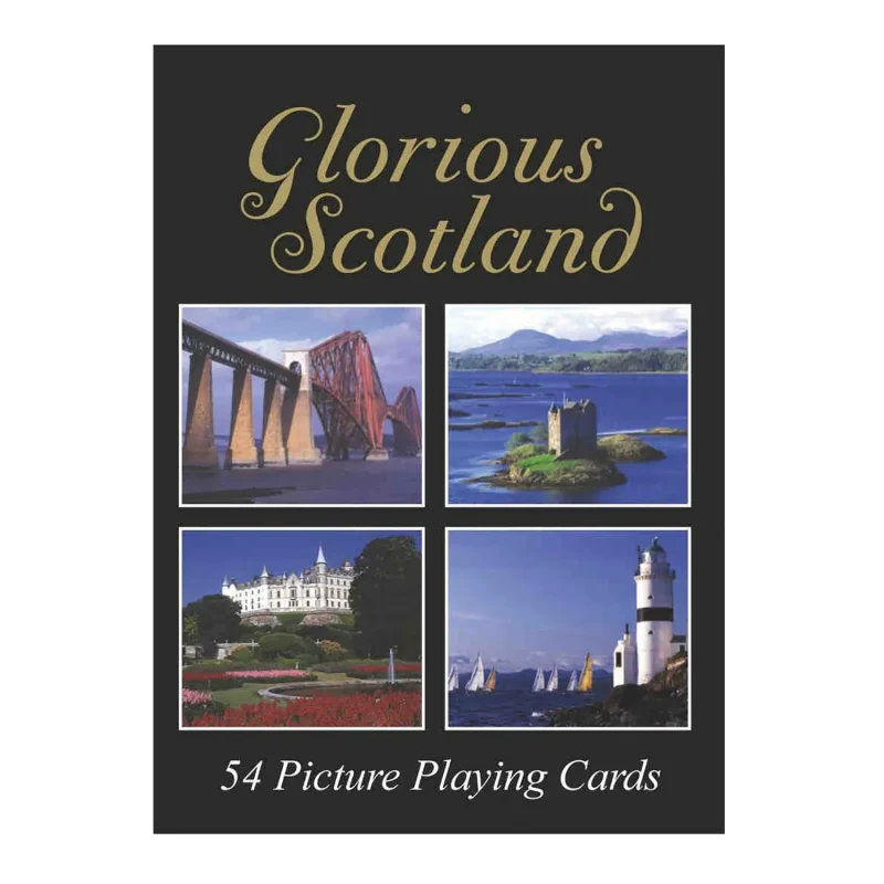 scotland themed premium playing cards