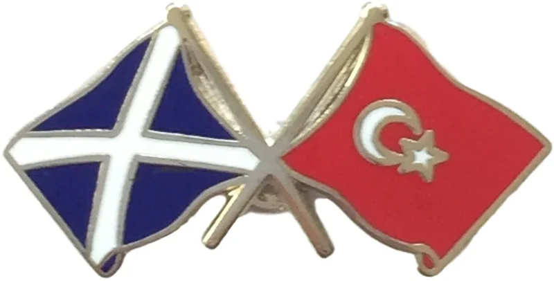 scotland turkey t618 lapel pin