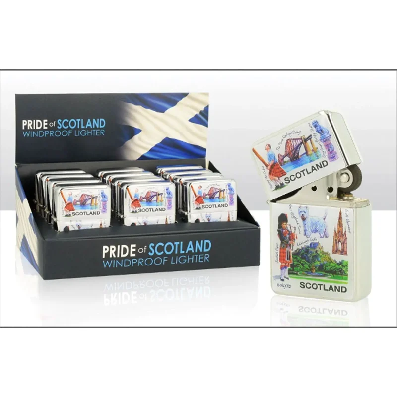 scotland windproof lighter iconic design