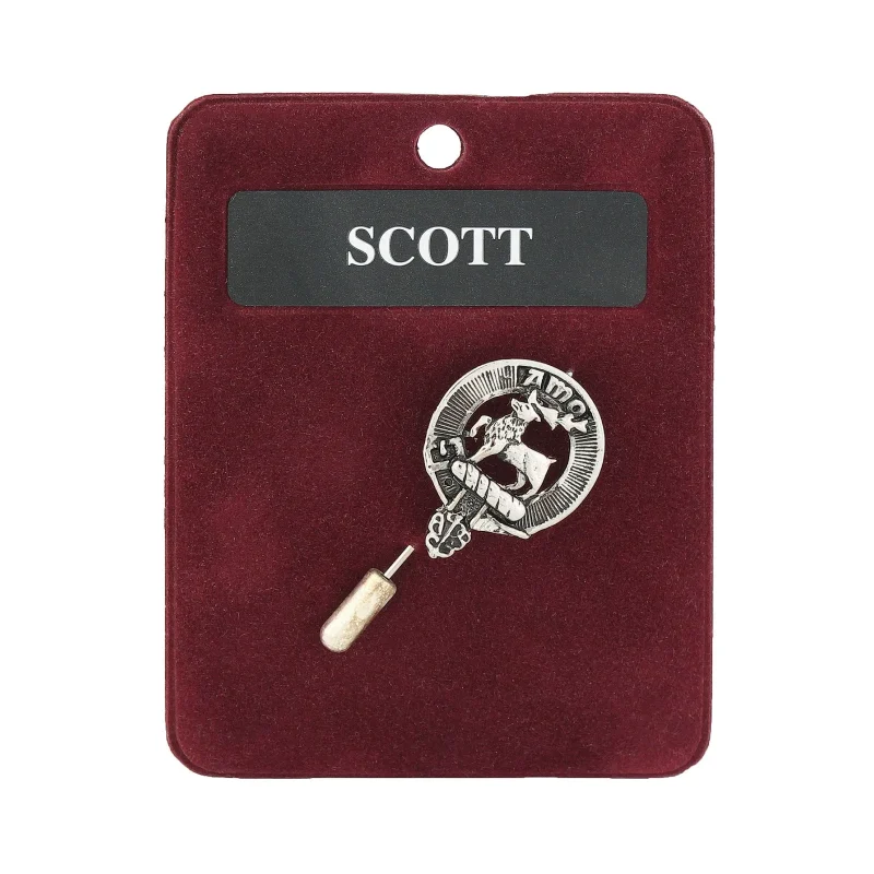 scott pewter art lapel pin