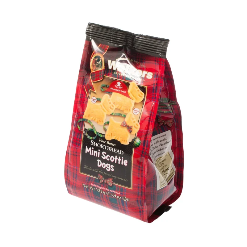 scottie dog shortbread miniatures 125g