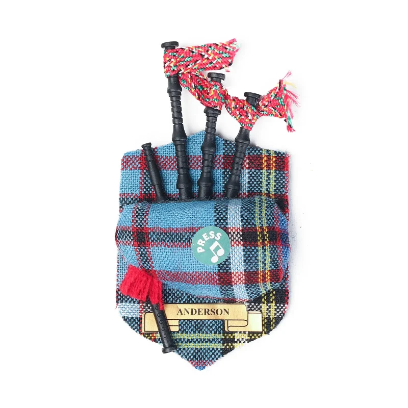 scottish bagpipe magnet clan music decor