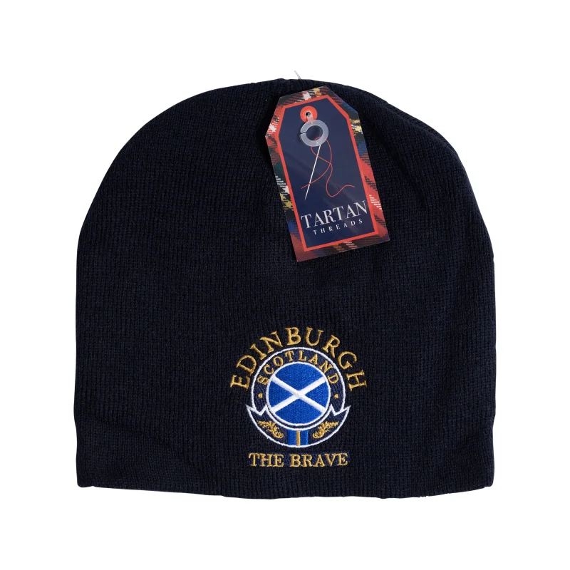 scottish beanie hats celtic lion flag design 1