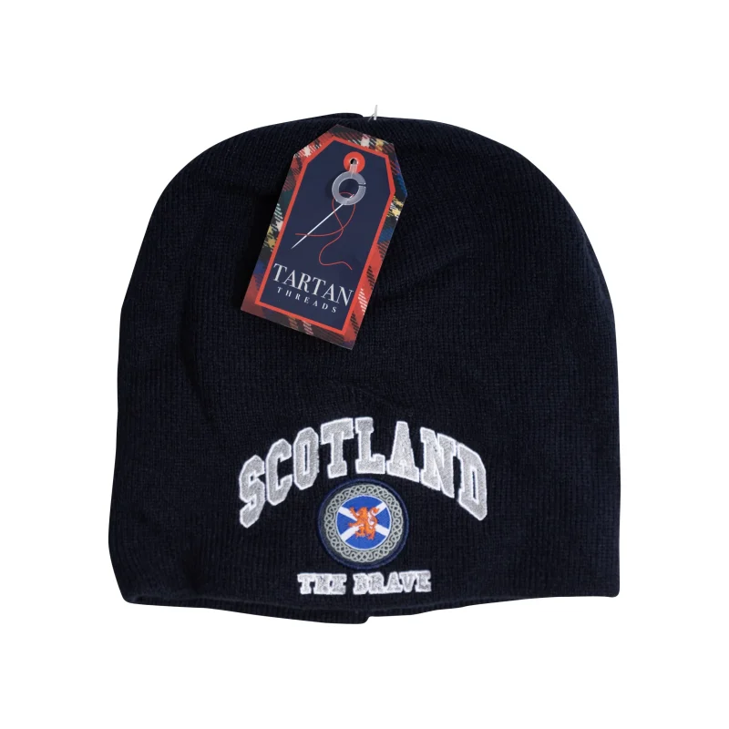 scottish beanie hats celtic lion flag design