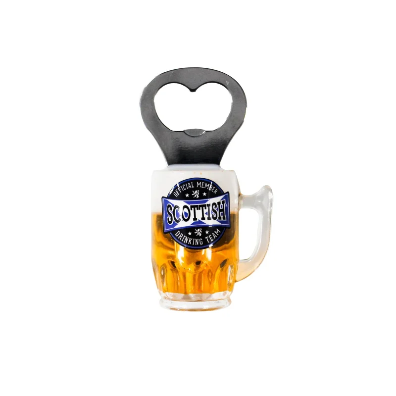 scottish beer glass shaped magnet