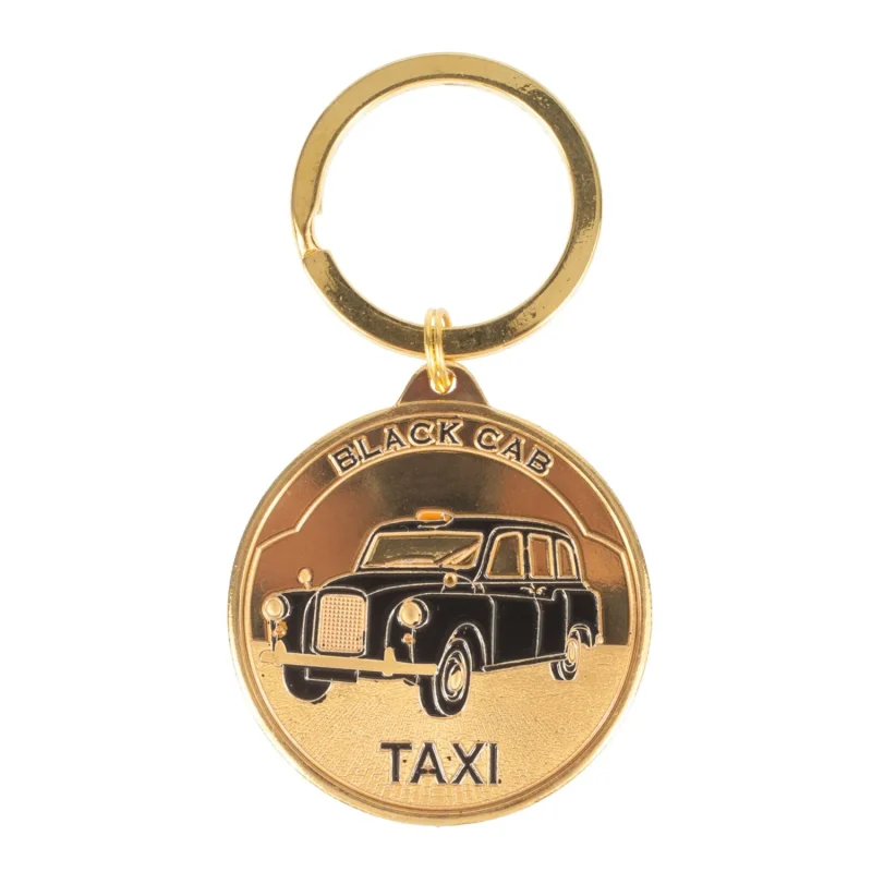 scottish black cab souvenir keyring