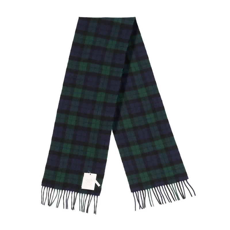 scottish black watch cashmere scarf 100 authentic