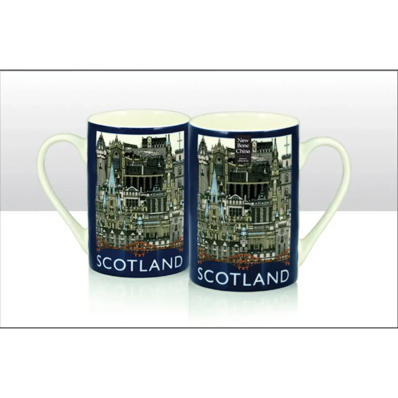 scottish bone china mug new design