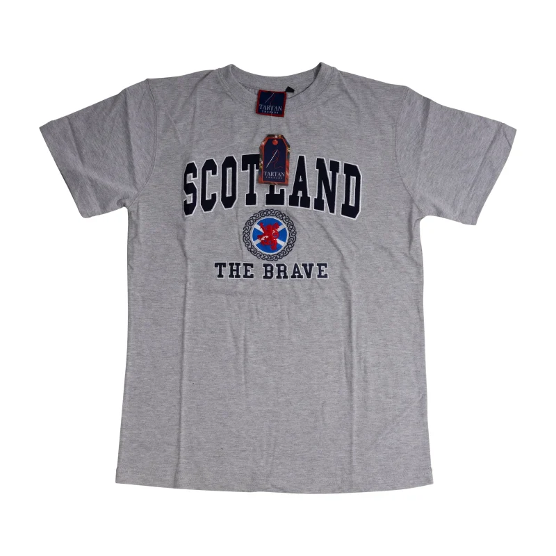 scottish brave embroidered t shirt