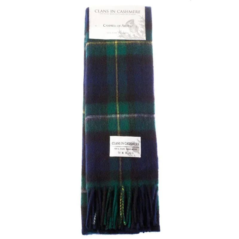 scottish cashmere clan scarf campbell of argyll