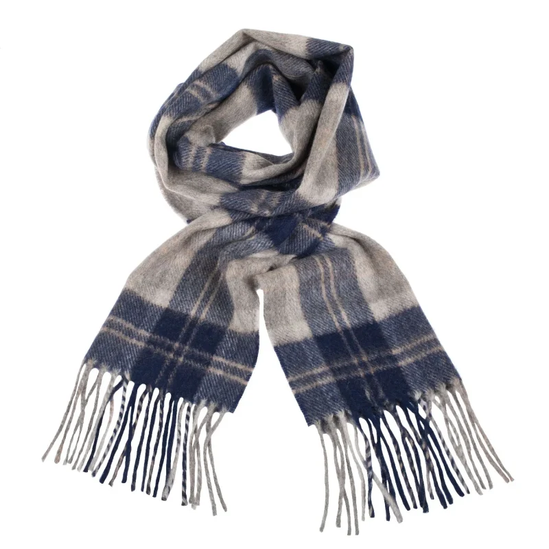 scottish cashmere scarf bannockbane silver