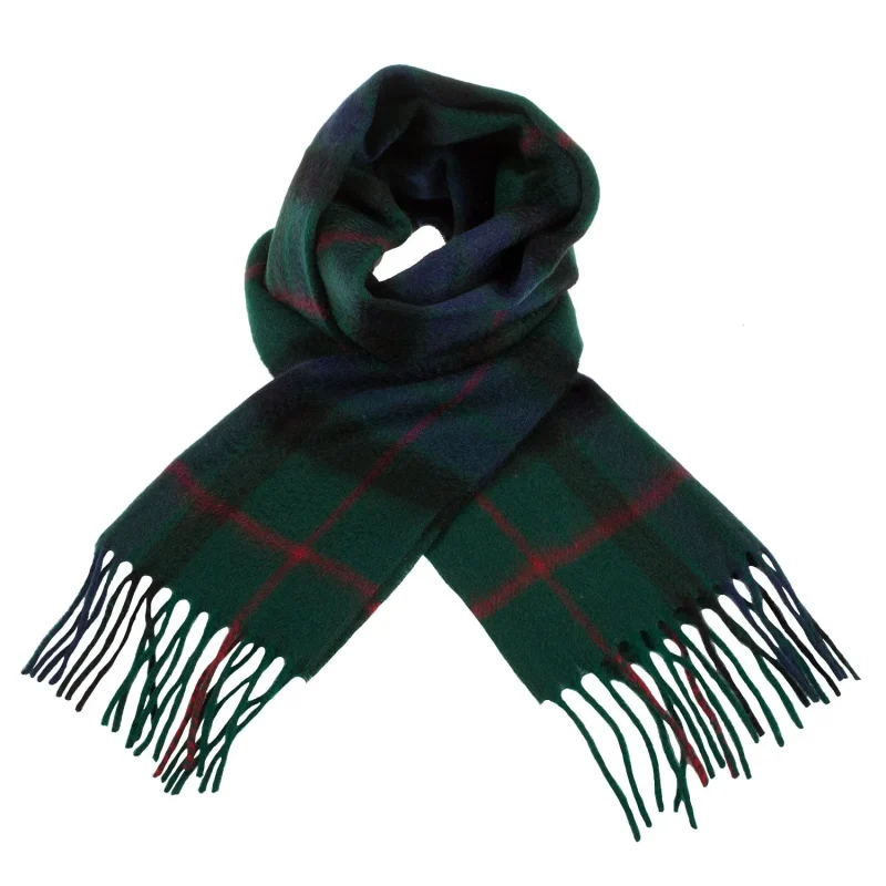 scottish cashmere tartan clan scarf gunn