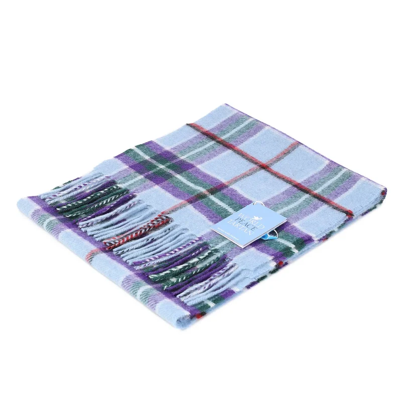 scottish cashmere tartan scarf for peace