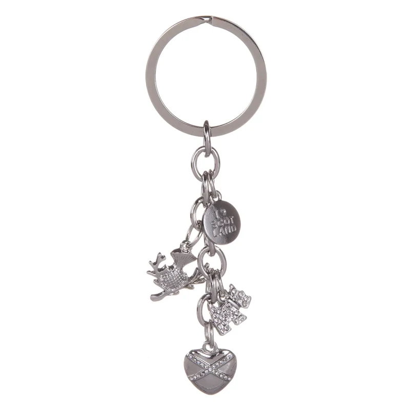 scottish charm multi keyring