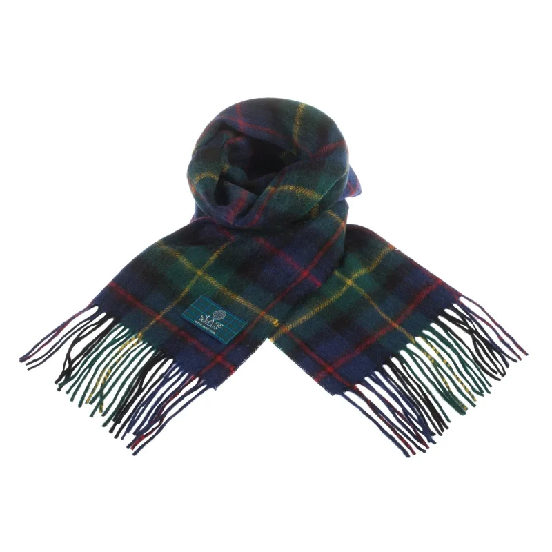 scottish clan farquharson lambswool tartan scarf