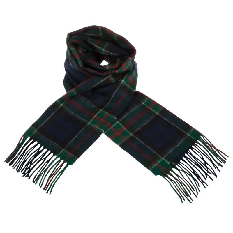 scottish colquhoun tartan cashmere scarf