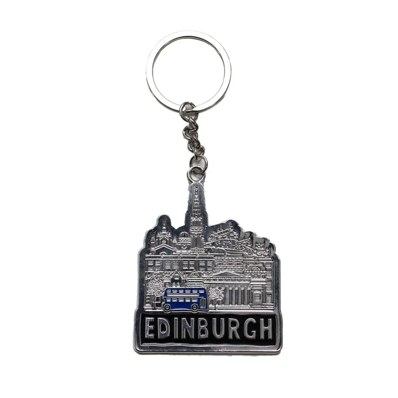 scottish edinburgh skyline keyring