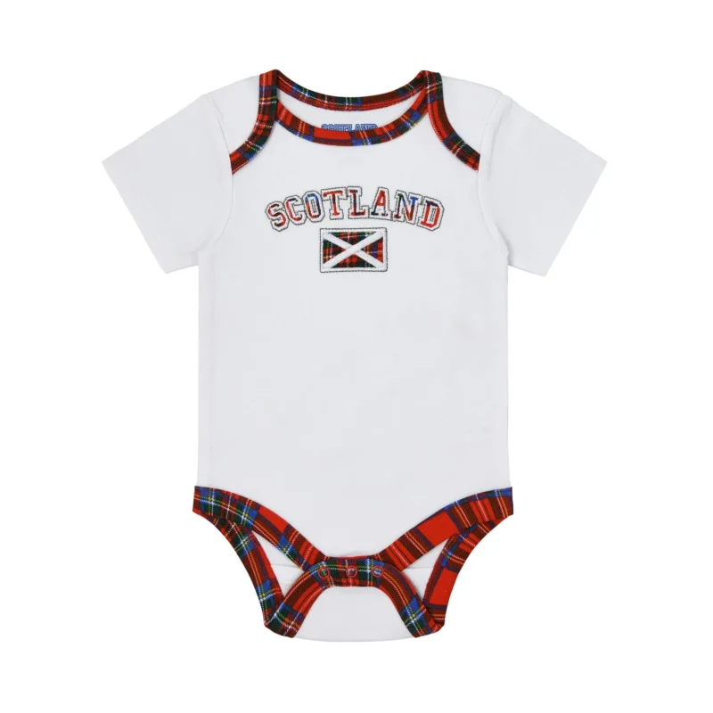 scottish flag babygrow for little ones