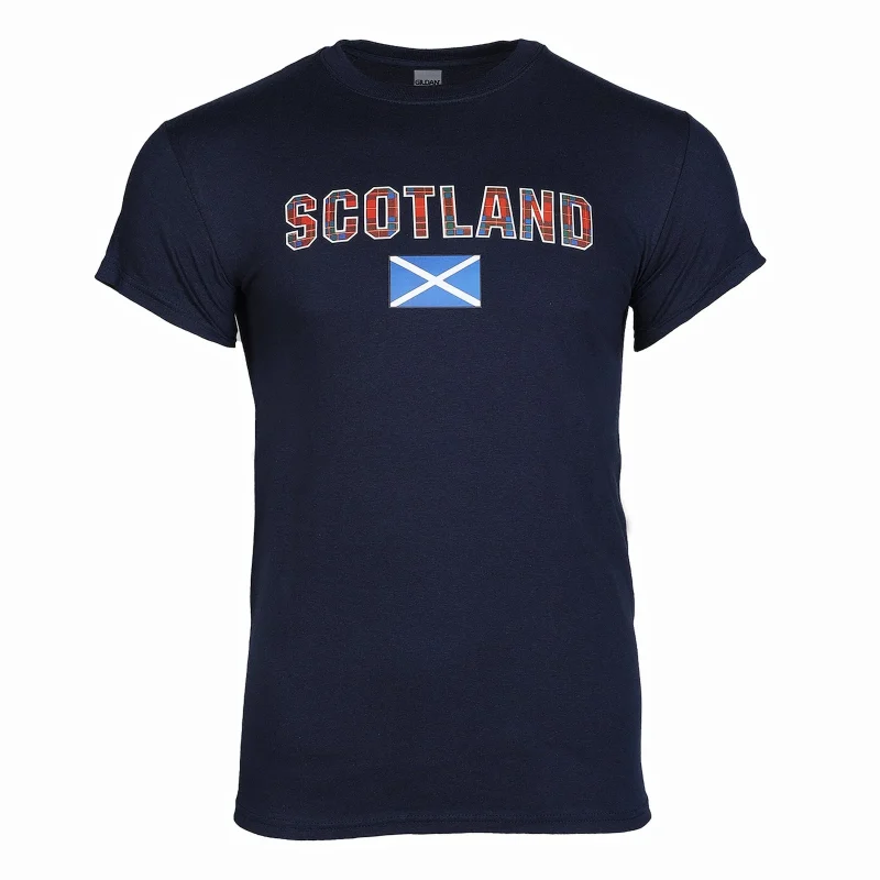 scottish flag graphic t shirt