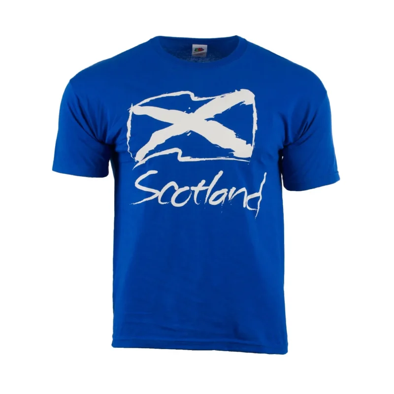 scottish flag graphic tee