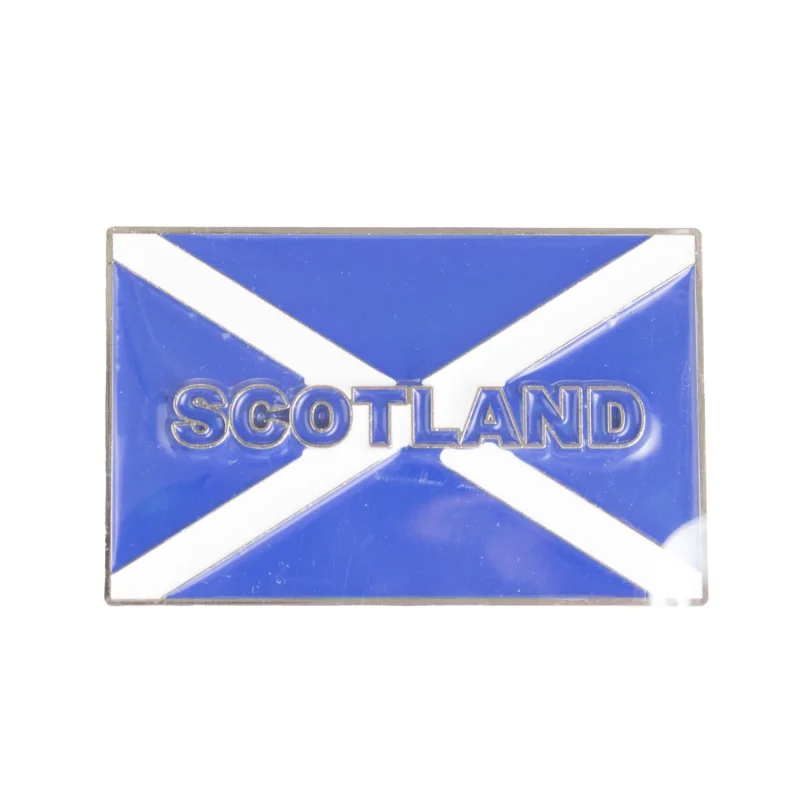 scottish flag metal magnet