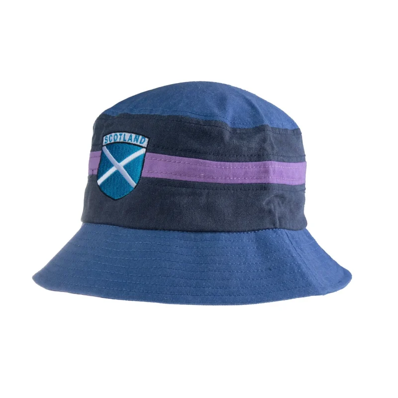 scottish flag shield bucket hat