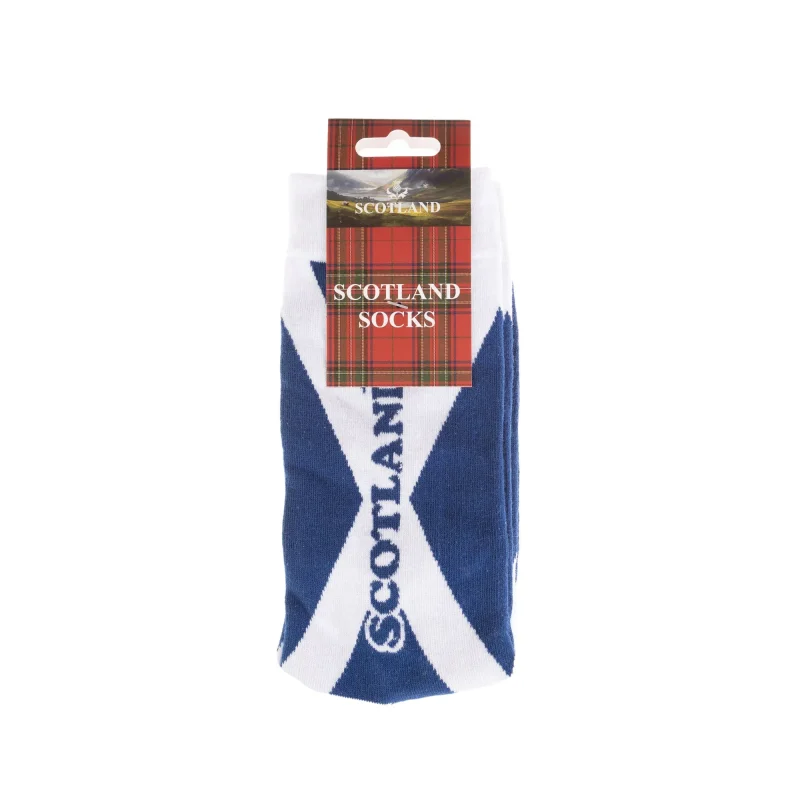 scottish flag socks