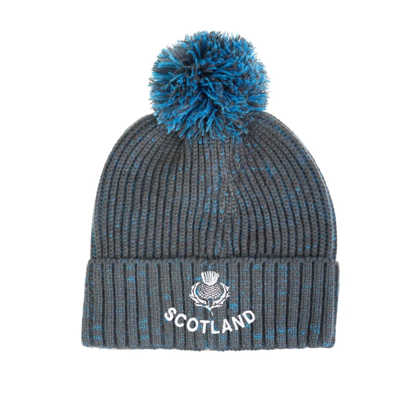 scottish fleck bobble beanie