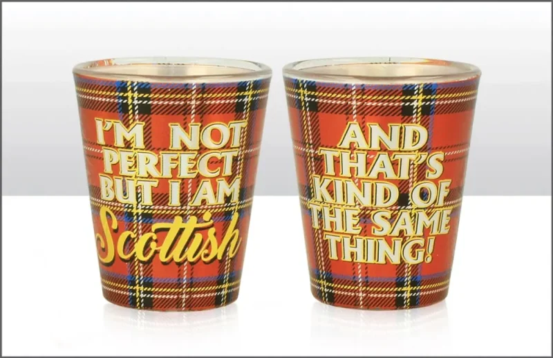 scottish foil shot glass perfect gift