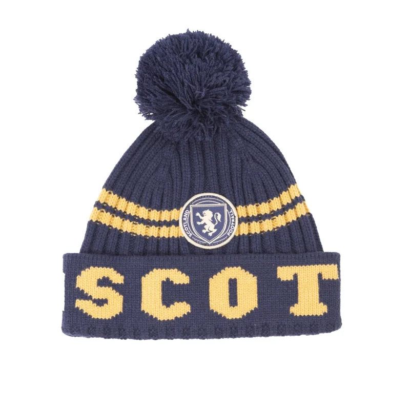 scottish football fan beanie hat