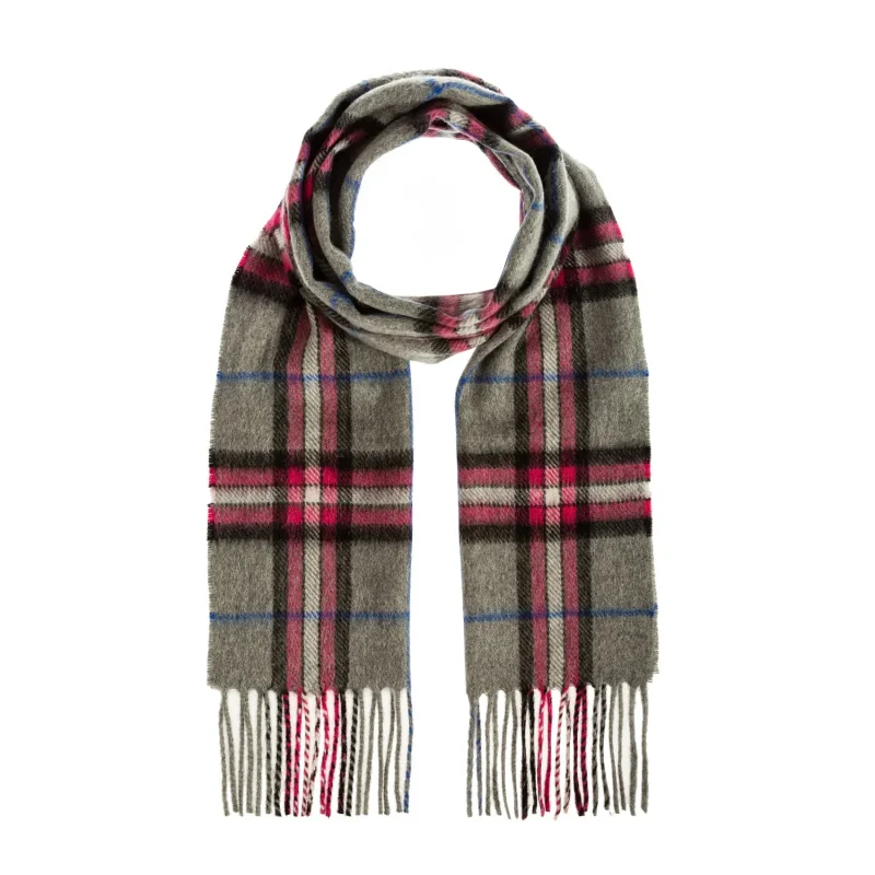 scottish grey cashmere scarf 100 pure