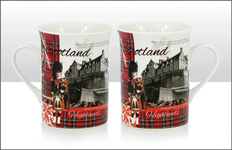 scottish heraldic lippy mug