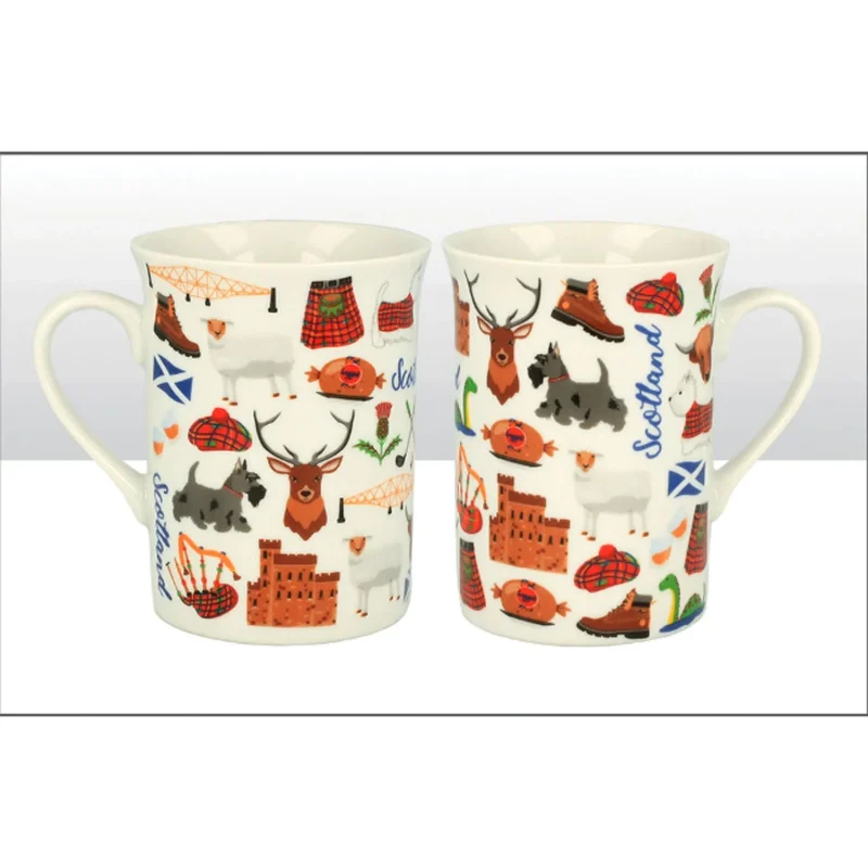 scottish icons lippy mug