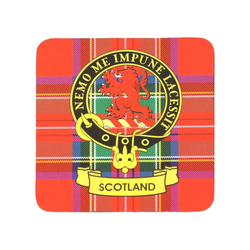 scottish kc clan cork coasters