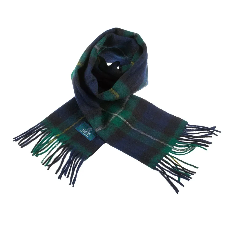 scottish lambswool campbell clan tartan scarf