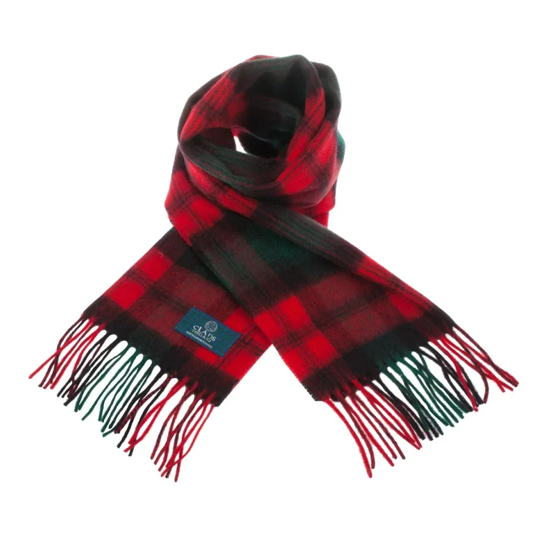 scottish lambswool tartan clan kerr scarf