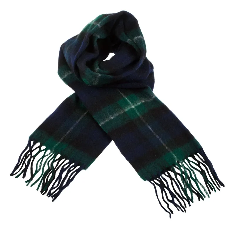 scottish lamont tartan cashmere scarf