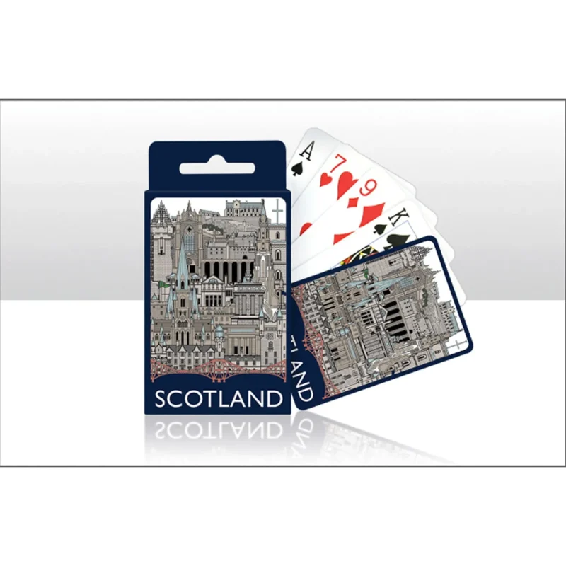 scottish landmark playing cards